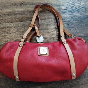 Vintage Dooney & Bourke Small Emma Leather Bag in Great Condition!  Unique!